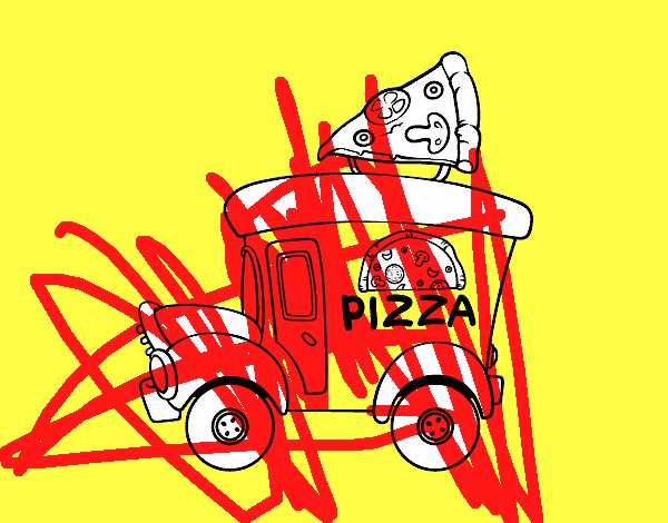 Food truck de pizza