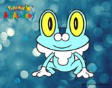 Dibujo Froakie pintado por amoureevee