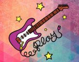 Guitarra y estrellas