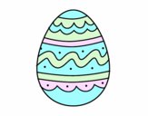 Dibujo Huevo del día de Pascua pintado por briju