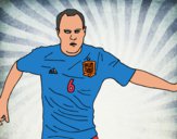 Iniesta con la Selección Española