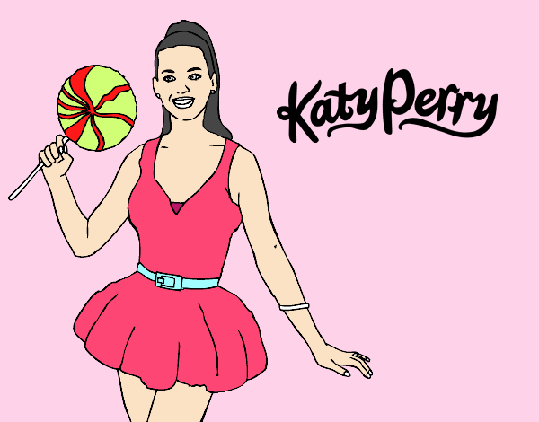 Katy Perry con piruleta