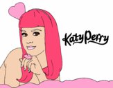 Dibujo Katy Perry pintado por donni
