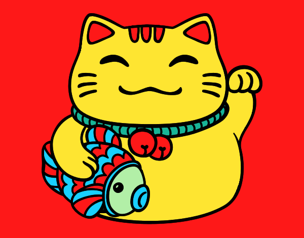 Maneki-neko de la abundancia