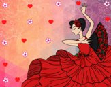 Dibujo Mujer flamenca pintado por Lovecat