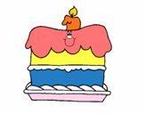 Pastel de cumpleaños