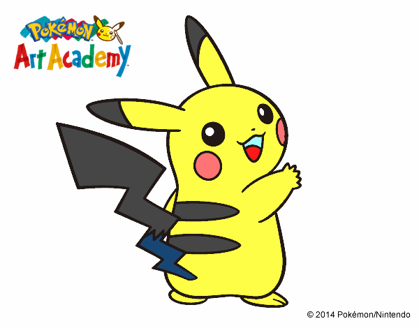 Pikachu de espaldas