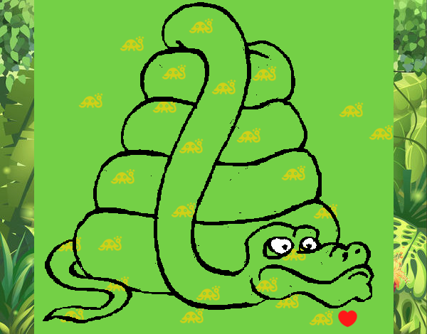  La serpiente de la selva