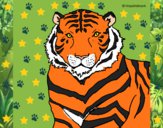 Dibujo Tigre 3 pintado por Lovecat