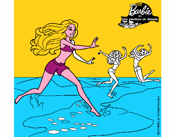 Barbie de regreso a la playa