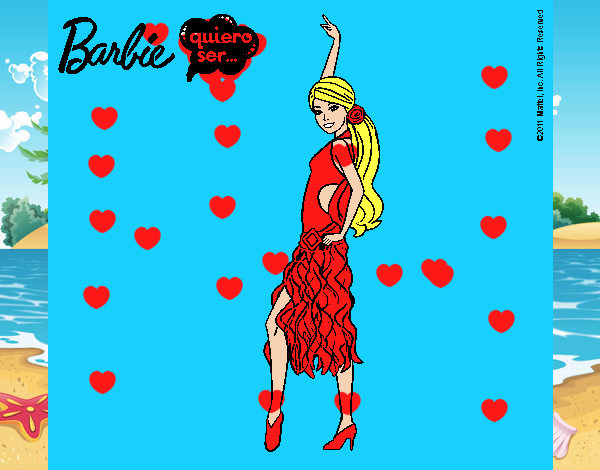 Barbie flamenca