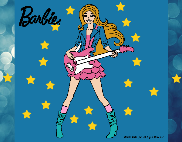 Barbie guitarrista