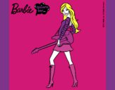 Dibujo Barbie la rockera pintado por maryelik