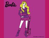 Dibujo Barbie rockera pintado por maryelik