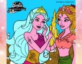 Barbie se despiede de la reina sirena