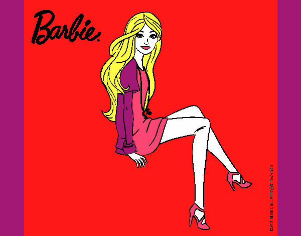 Barbie sentada