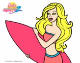 Barbie va a surfear