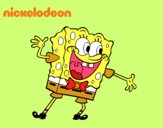 Bob Esponja saludando