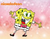 Bob Esponja saludando