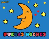 Dibujo Buenas noches pintado por LunaLunita