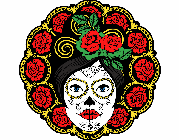 Calavera mejicana femenina