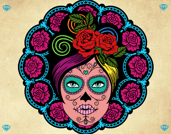 Calavera mejicana femenina