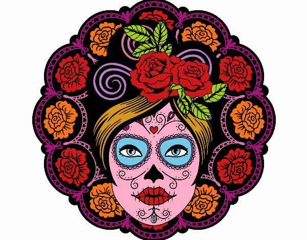 Calavera mejicana femenina