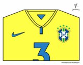 Dibujo Camiseta del mundial de fútbol 2014 de Brasil pintado por pampa