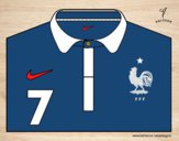 Camiseta del mundial de fútbol 2014 de Francia