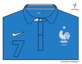 Camiseta del mundial de fútbol 2014 de Francia