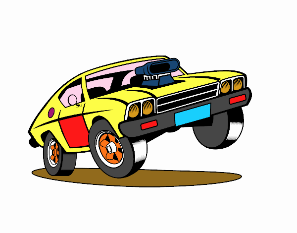 Dibujo Coche muscle car pintado por ali-salah