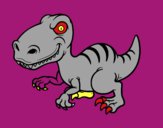 Dinosaurio velociraptor