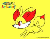 Fennekin corriendo