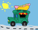 Food truck de perritos calientes