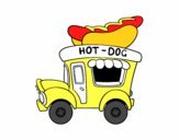 Food truck de perritos calientes