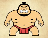Dibujo Luchador japonés pintado por -xavi-