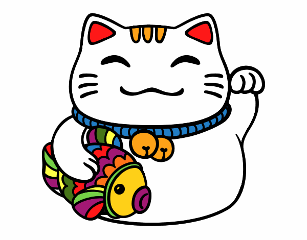 Maneki-neko de la abundancia