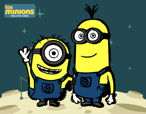 minions en la luna 