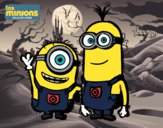 Dibujo Minions - Carl y Kevin pintado por agu_864