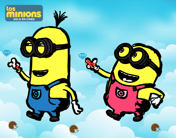 Los MINIONS EN EL CIELO.