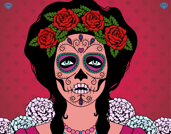 Mujer calavera mejicana