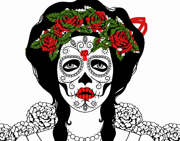 Mujer calavera mejicana