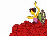 Mujer flamenca