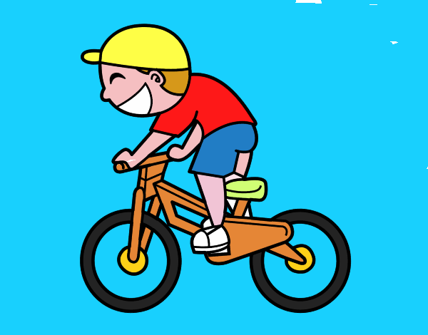 Niño ciclista