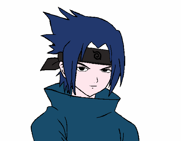 Dibujo de sasuke pintado por en Dibujos net el día a las Imprime pinta o