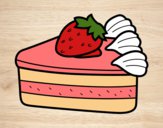 Dibujo Tarta de fresas pintado por kjdfshiudf