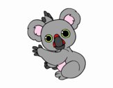 Dibujo Un Koala pintado por mireia8999