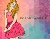 Dibujo Ariana Grande pintado por ari