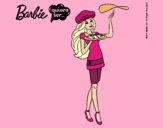 Dibujo Barbie cocinera pintado por kjdfshiudf