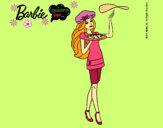 Dibujo Barbie cocinera pintado por LunaLunita